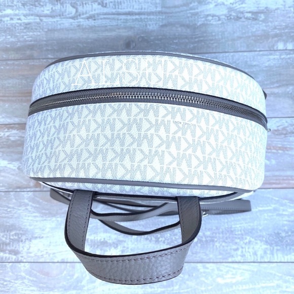 Michael Kors Abbey Large Backpack MiniLogo White - Picture 5 of 8